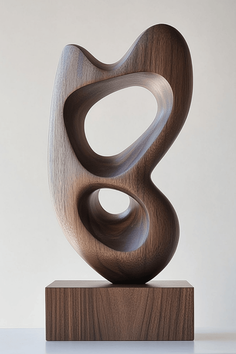 Hand Carving Wood Crafts Wood Sculpture Wood Carving Sculpture Art Ornament Art Decor Home Decor Modern Sculpture