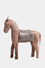 Horse Wood Carving Hand Carving Wooden Art  Wood Sculpture Animal Crafts Wooden Deer Statue