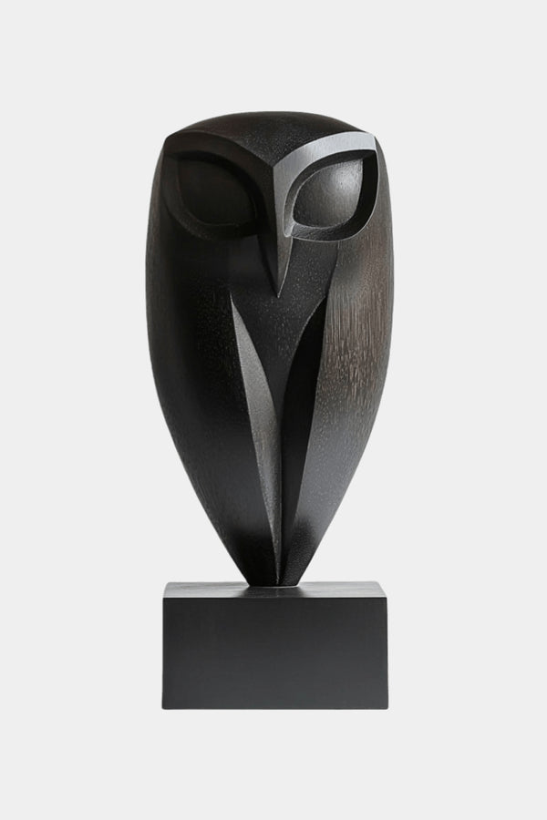 Animal Wood Carving Hand Carving Wooden Art Animal Wood Sculpture Animal Crafts Wooden Owl Statue