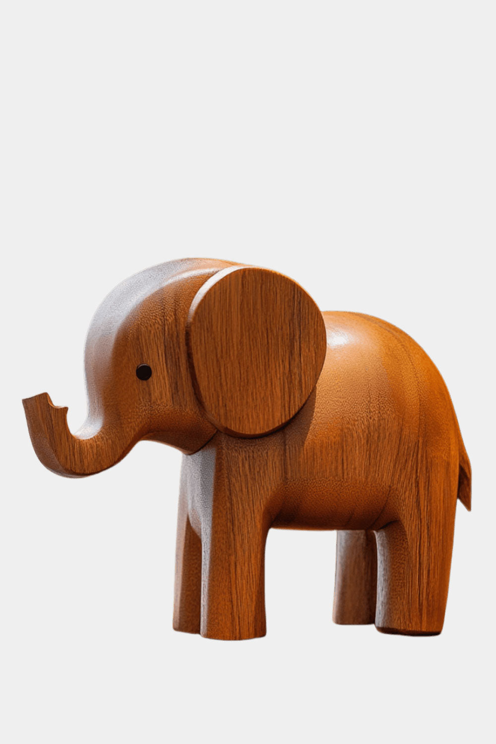 Wooden Elephant Statue Wood Sculpture Wooden Carved Animals Sculpture
