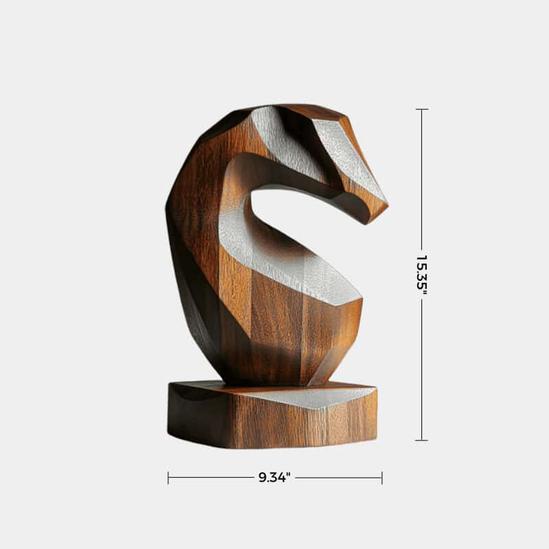 Wooden Snake Sculpture Animal Wood Carving Hand Carving Wooden Art Animal Wood Sculpture Animal Crafts