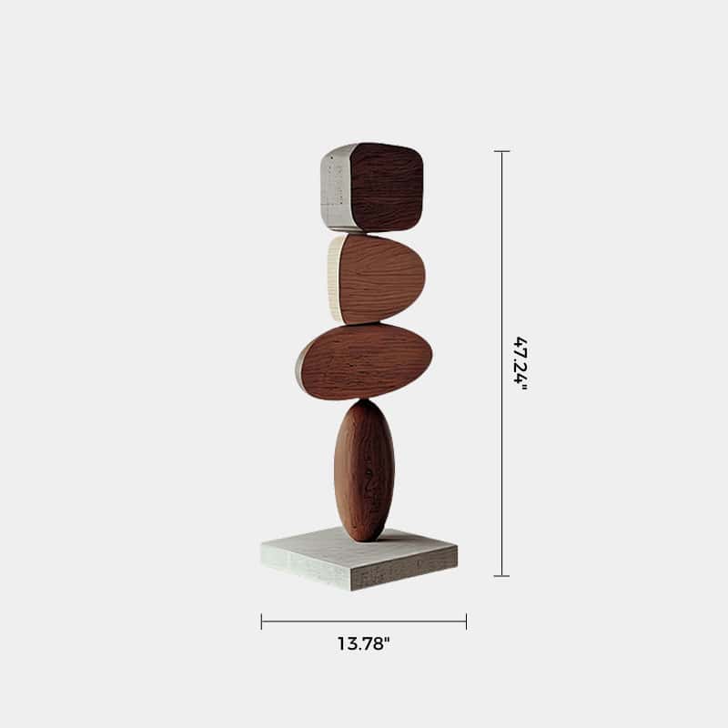 Abstract Wooden Sculpture Large Wood Sculpture Wooden Statue Wood Art Carving