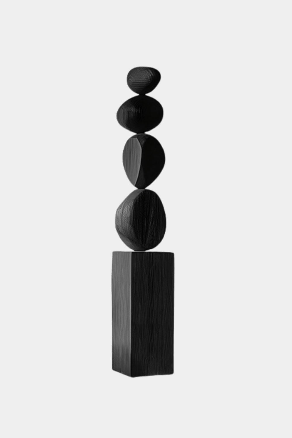 Hand Tall Wood Carved Statue Custom Large Black Wood Sculpture Near Me
