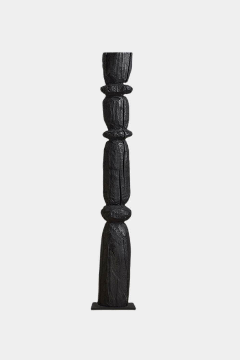 Hand Tall Wood Carved Statue Custom Large Black Wood Sculpture Near Me