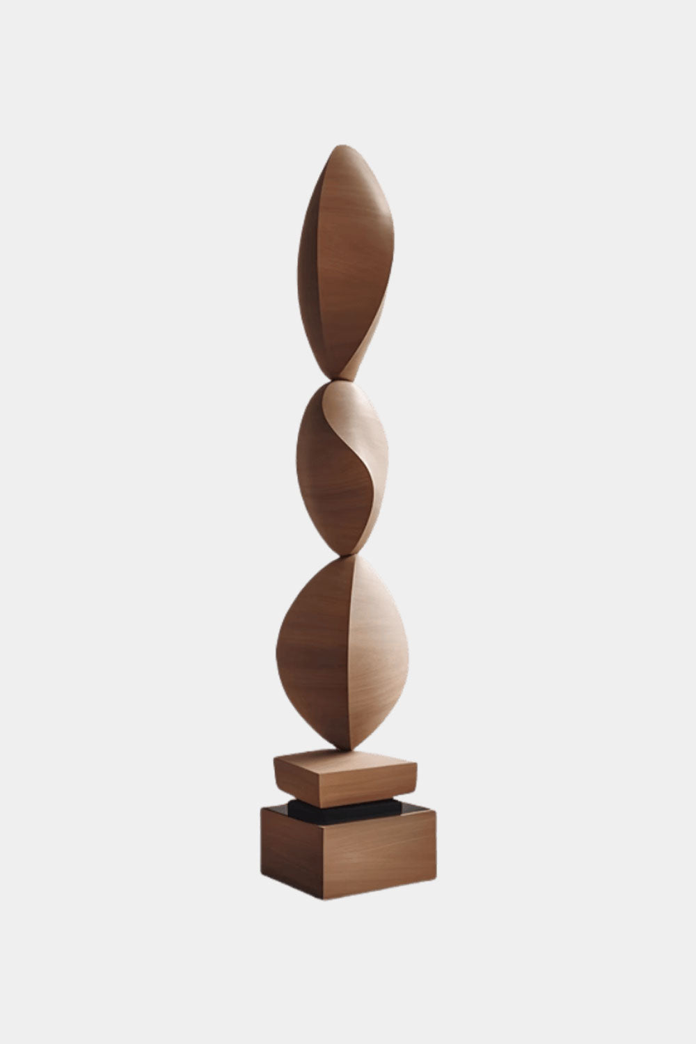 Modern Hand Wood Carved Statue Custom Large Wood Sculpture Near Me Sale