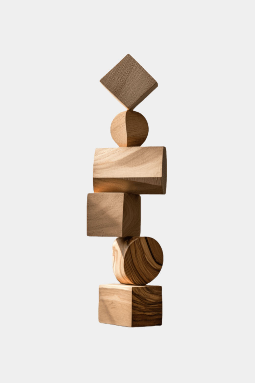 Large Abstract Wood Sculpture Hand Carved Wooden Sculpture Wood Carvings