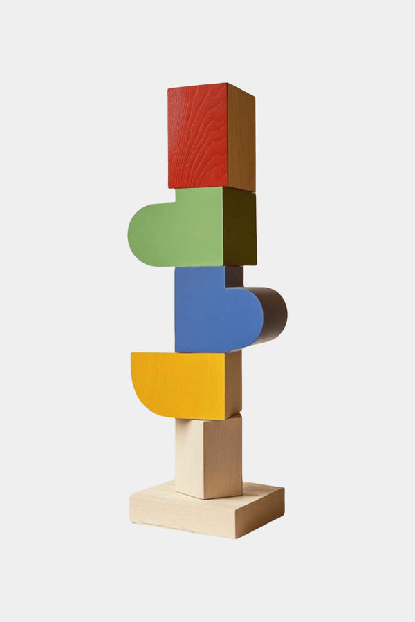 Lagre Handmade Wood Carving Sculpture Colorful Wooden Floor Sculpture
