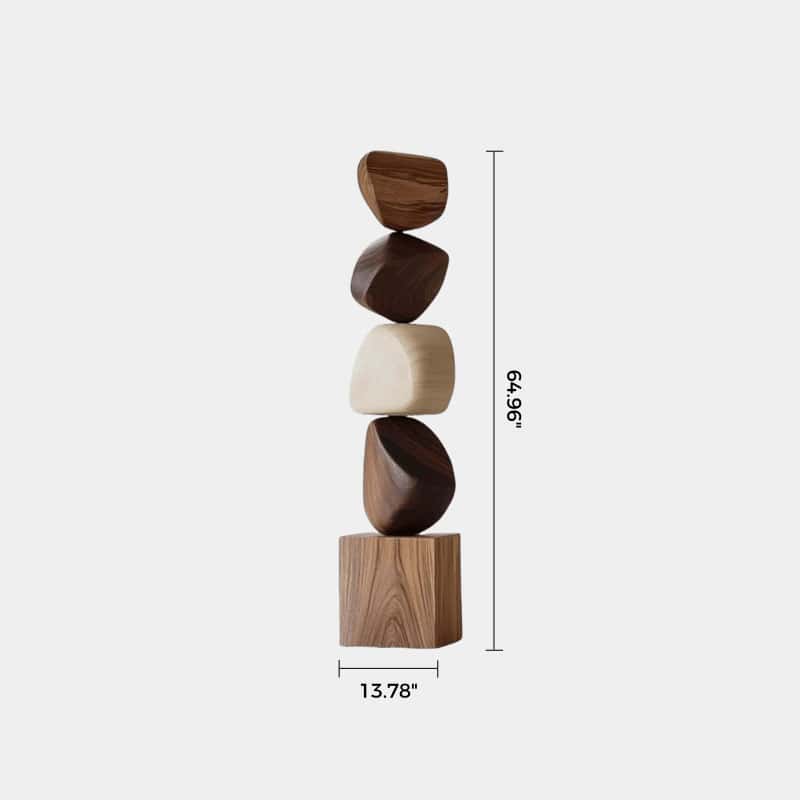Tall Abstract Wood Sculpture Art Large Wooden Sculptures For The Home 