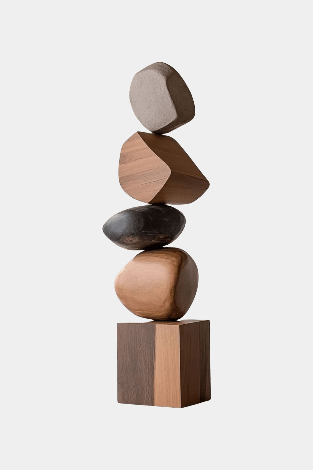 Tall Abstract Wood Sculpture Art Large Wooden Sculptures For The Home 