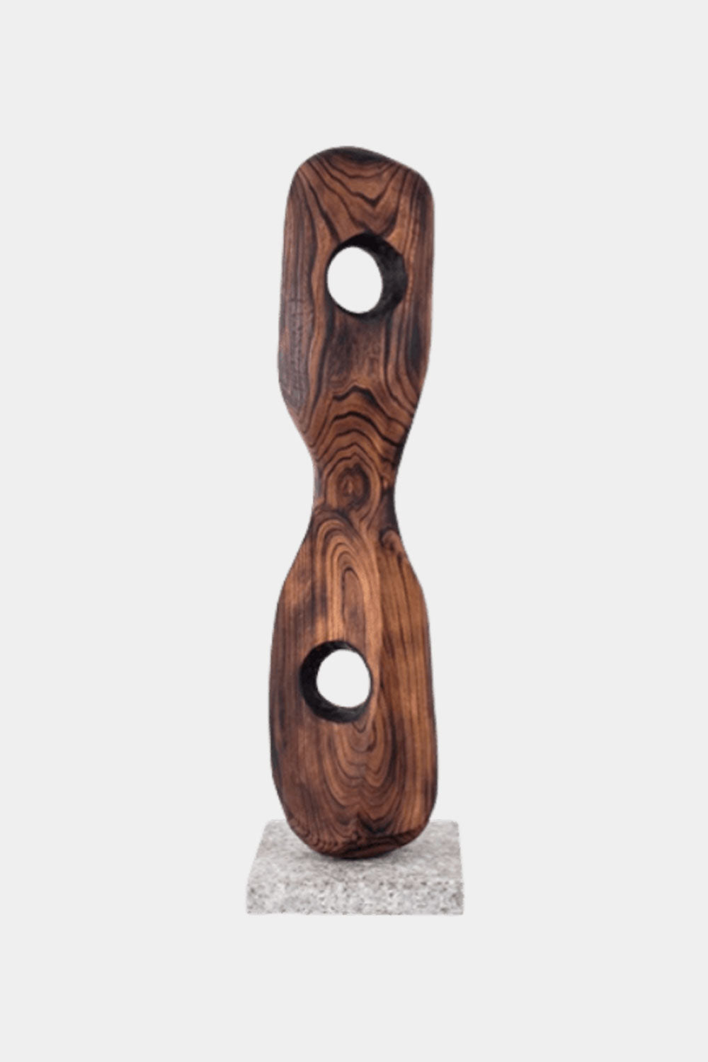 Wood Sculpture Hand Carved Abstract Wooden Sculpture Art Wood Carving