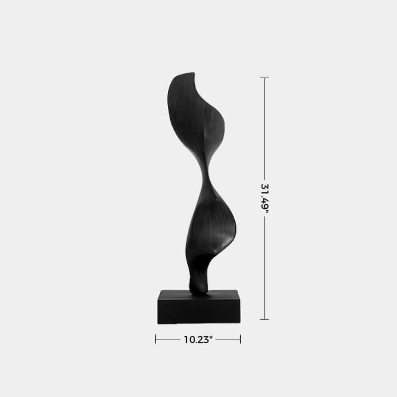 Wood Sculpture Hand Carved Abstract Wooden Sculpture Art Wood Carving