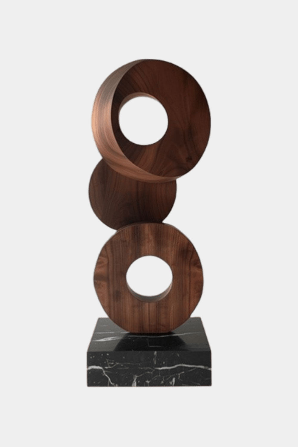 Wood Sculpture Hand Carved Abstract Wooden Sculpture Art Wood Carving