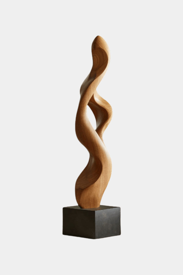Large Wooden Sculptures For The Home Modern Abstract Wood Sculpture Art