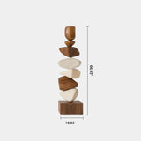 Large Wooden Sculptures For The Home Modern Abstract Wood Sculpture Art