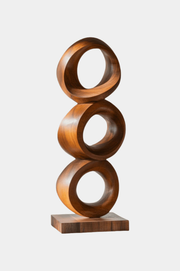 Large Wooden Sculptures For The Home Modern Abstract Wood Sculpture Art