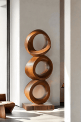 Large Wooden Sculptures For The Home Modern Abstract Wood Sculpture Art