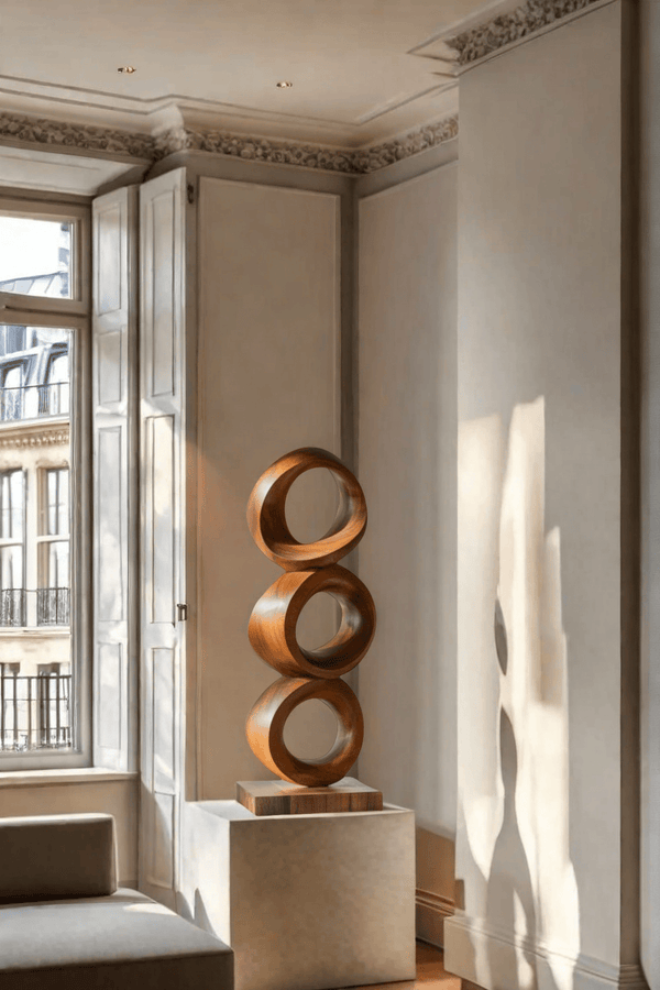 Large Wooden Sculptures For The Home Modern Abstract Wood Sculpture Art
