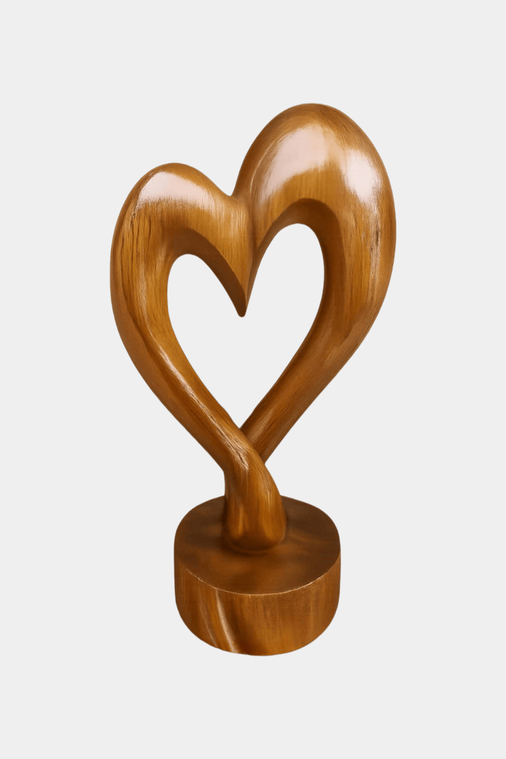 Abstract Wooden Sculpture Handcrafted Art Piece for Modern Home Decor