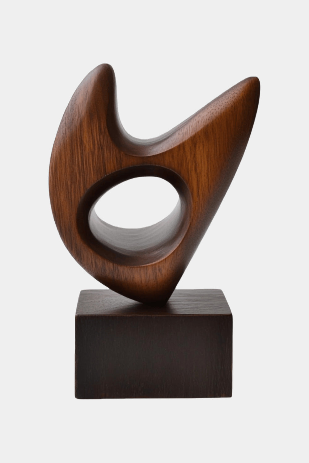 Modern Abstract Wooden Table Sculpture Handcrafted Wood Sculptures Art