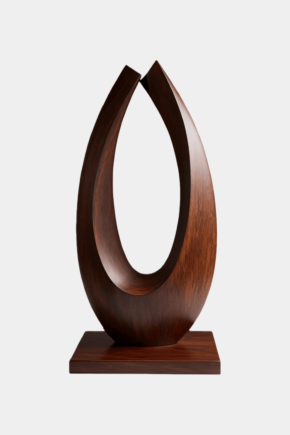 Modern Abstract Wooden Sculpture Handcrafted Luxury Home Décor Wood Art