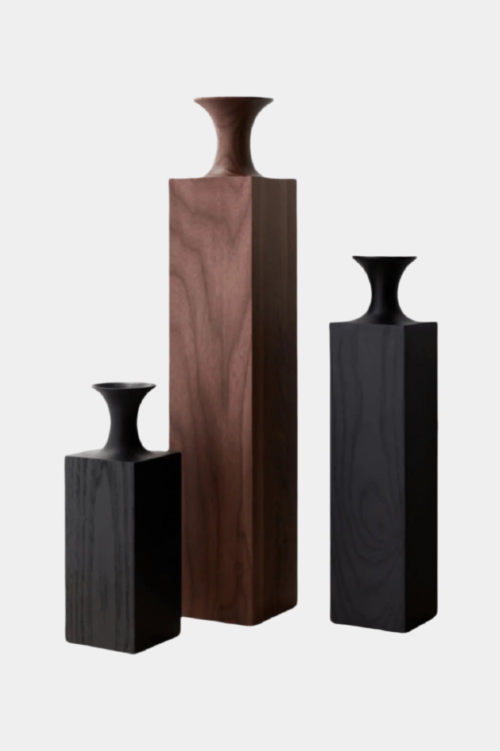 Handcrafted Wooden Decorative Vase Wood Carved Vase Wood Sculpture
