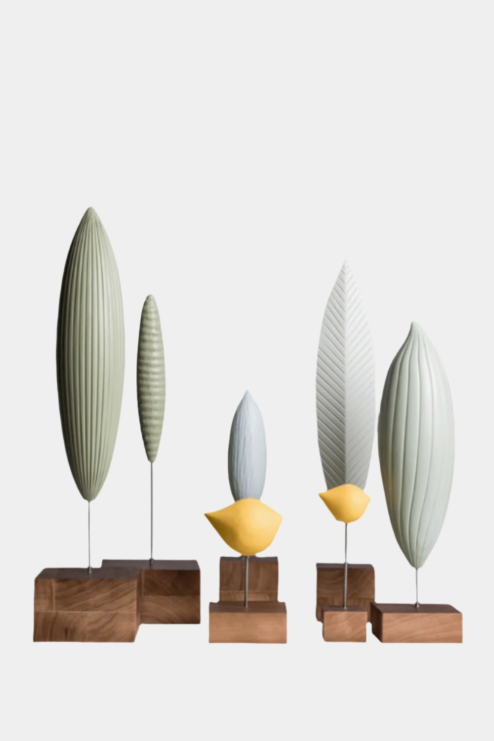 Geometric Abstract Decorative Wood Sculpture Wood Carving Sculpture