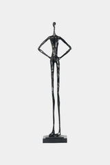 Metal Figure Sculpture Metal People Sculpture Aluminum Statue Metal Man Statue Man Of Steel Sculpture