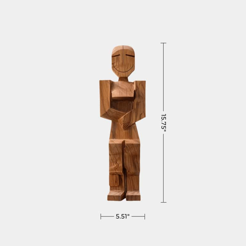   Sculpture Art Wood Carving Hand Carving Wood Crafts Diy Gift  Carving Figures Body Art Wood Artwork