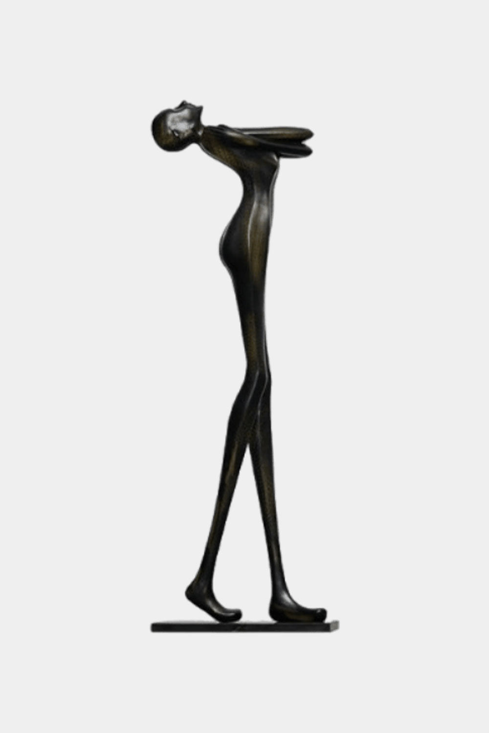 Metal Human Sculpture Fiberglass Human Sculpture Floor Standing Sculpture