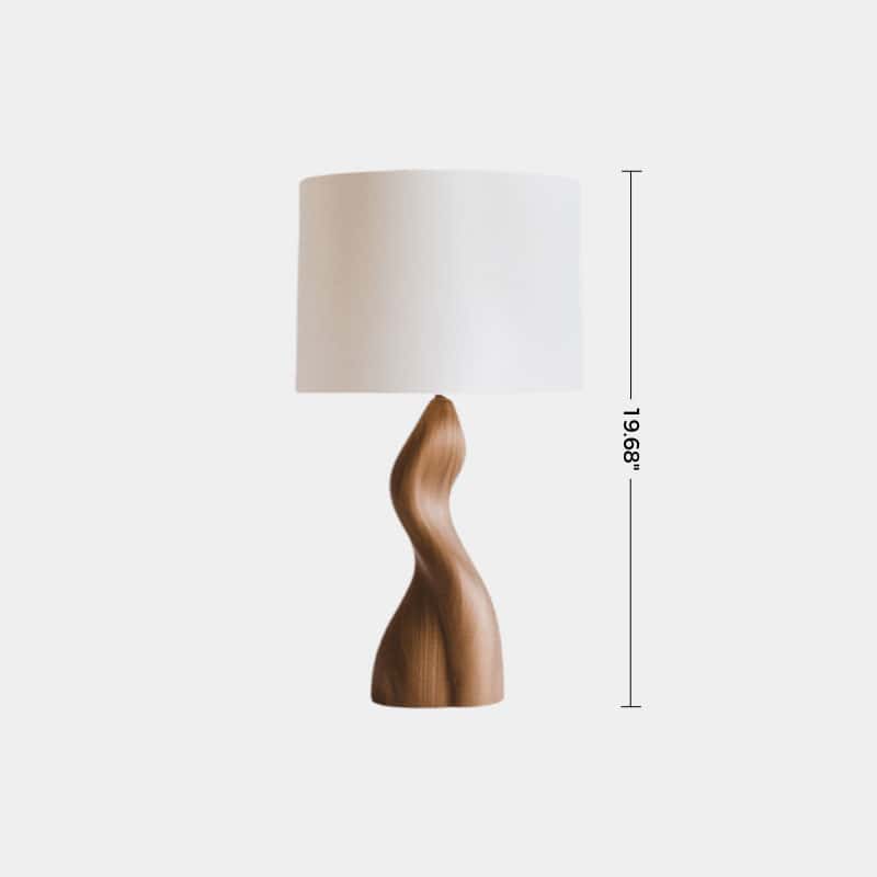 Wooden Table Lamp Wooden Desk Lamp Handmade Desk Lamp Wooden Bedside Lamp